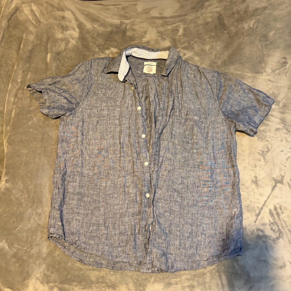 Tommy Bahama Gray Linen Shirt
